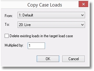 Case copy loads dialog