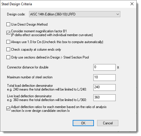 Steel Design Criteria