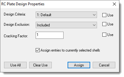 RC Plate Design Properties