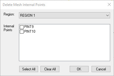Delete Mesh Internal Points