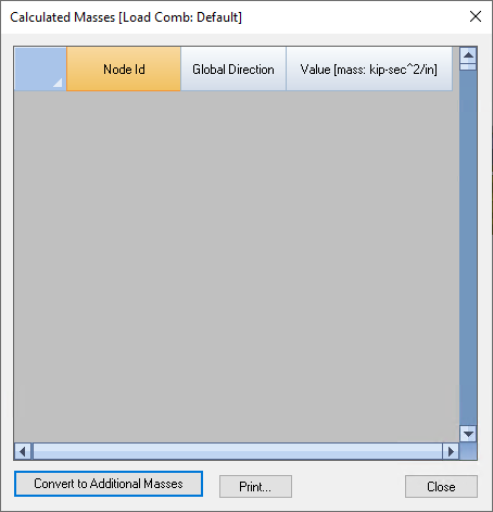 Calculated Masses