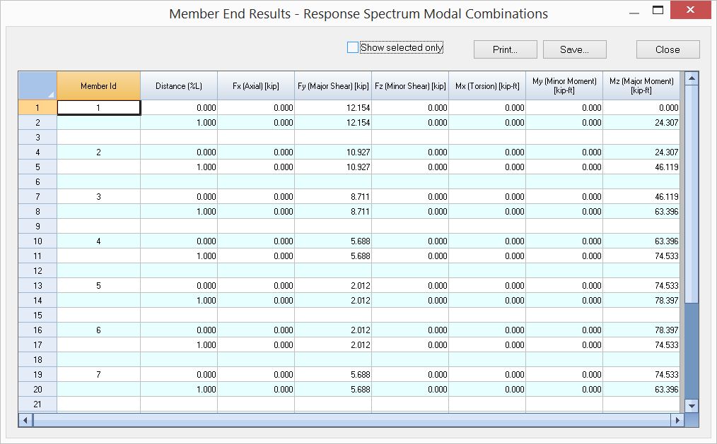 Example 18 Response Spectrum Analysis of a Beam17