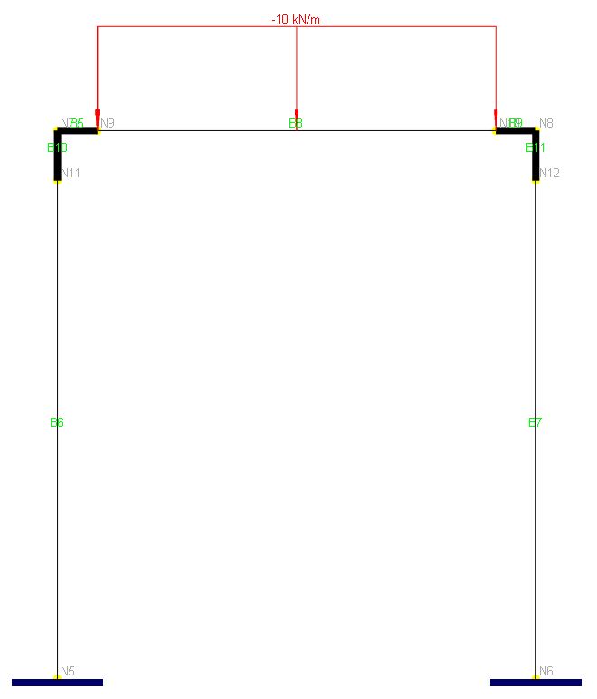 A-12 (2D Frame with Rigid Offsets)2