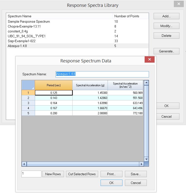 Example 18 Response Spectrum Analysis of a Beam10
