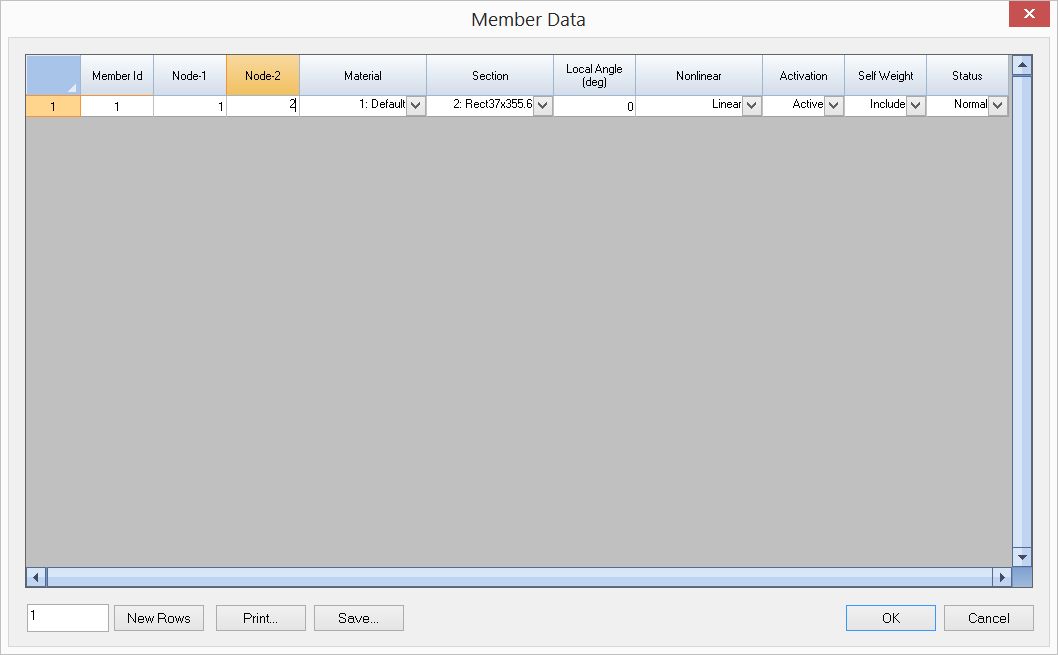 Example 18 Response Spectrum Analysis of a Beam7