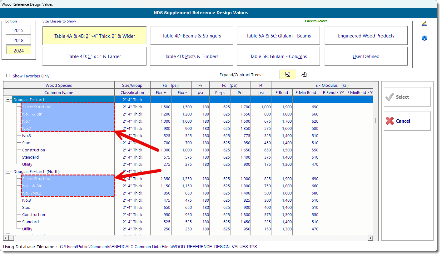 Specifying Favorites - Step 3