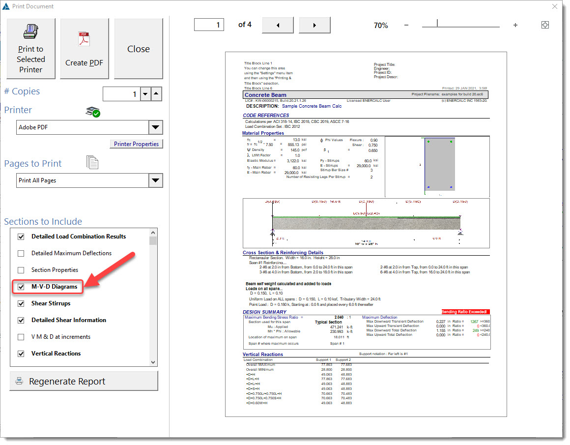 Print MVD Diagrams