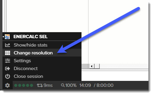 Screen Resolution in Cloud Version