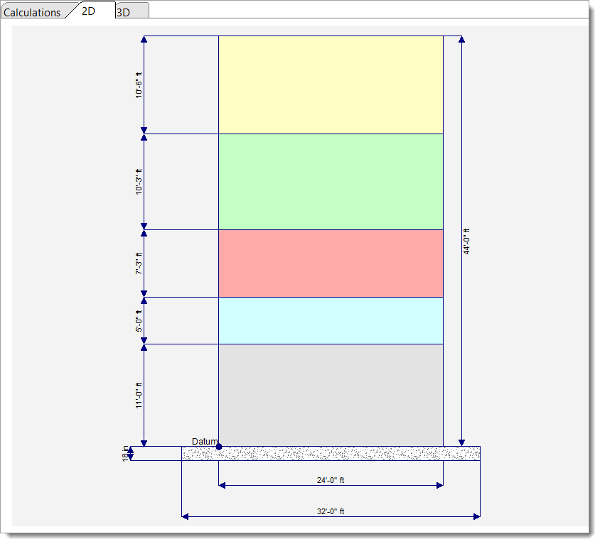 Concrete Shear Wall - 2D