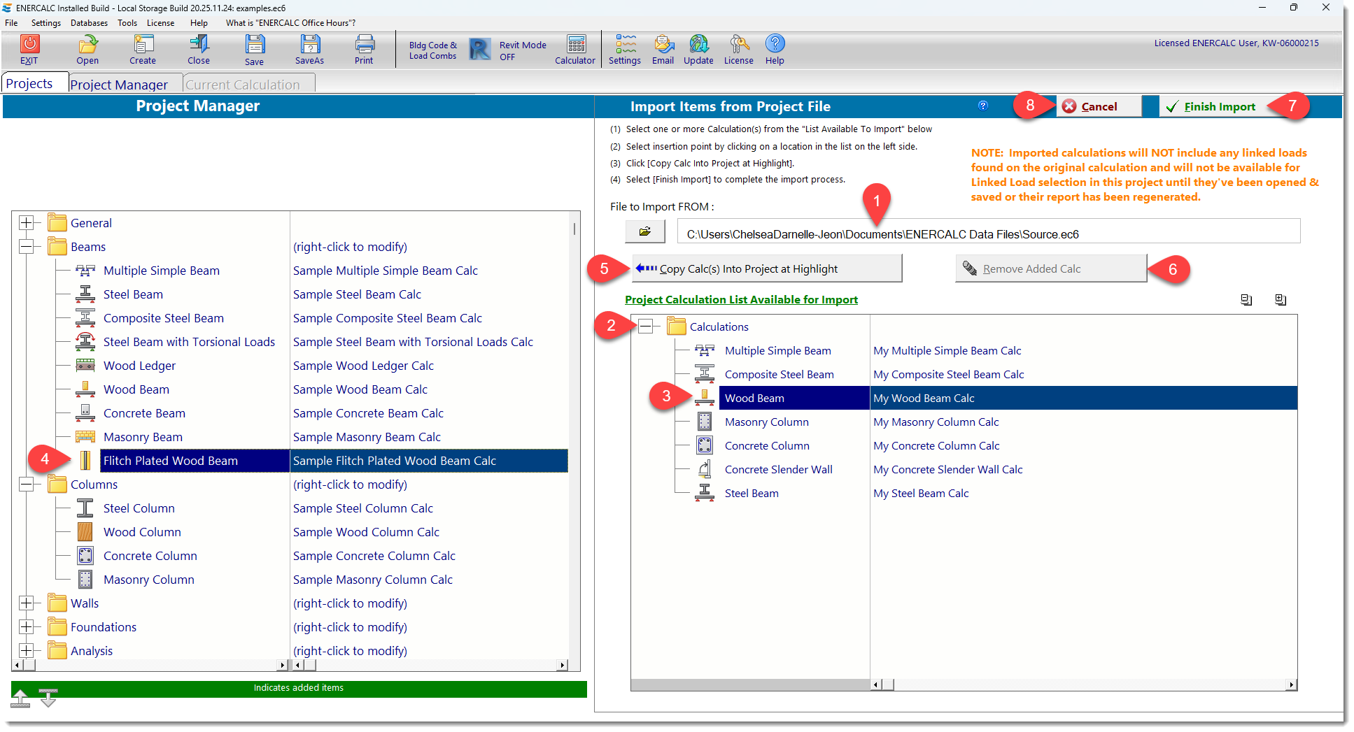 Project Manager - Import Example.1