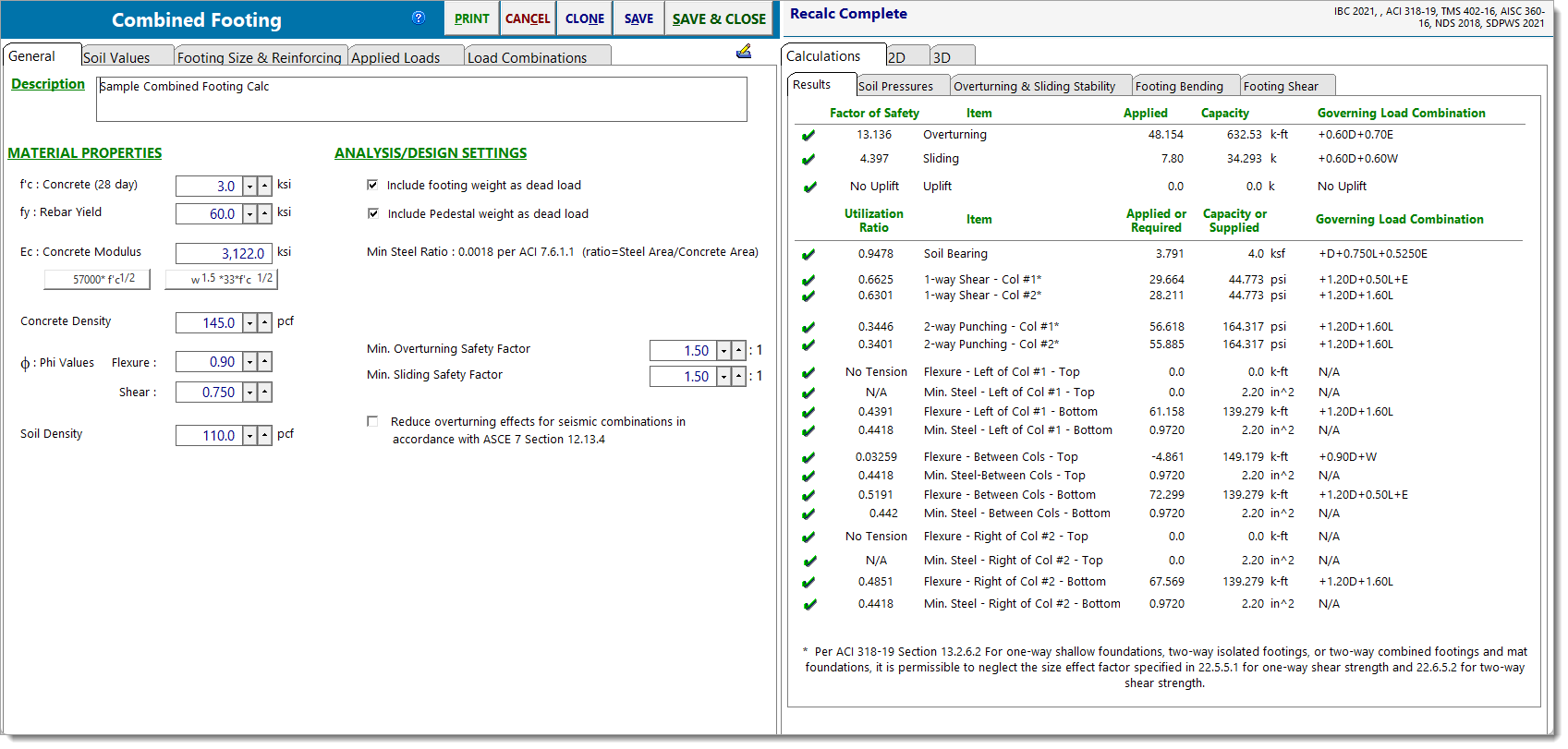 Combined Footing - Overview