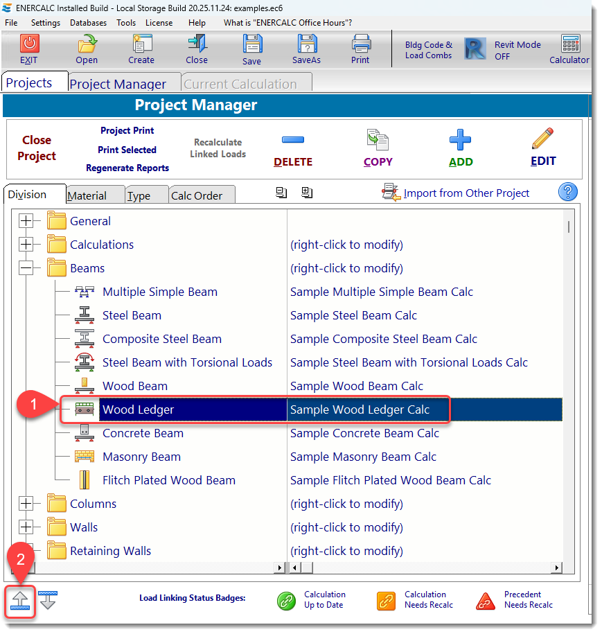 Project Manager - Change Division Order Example.2