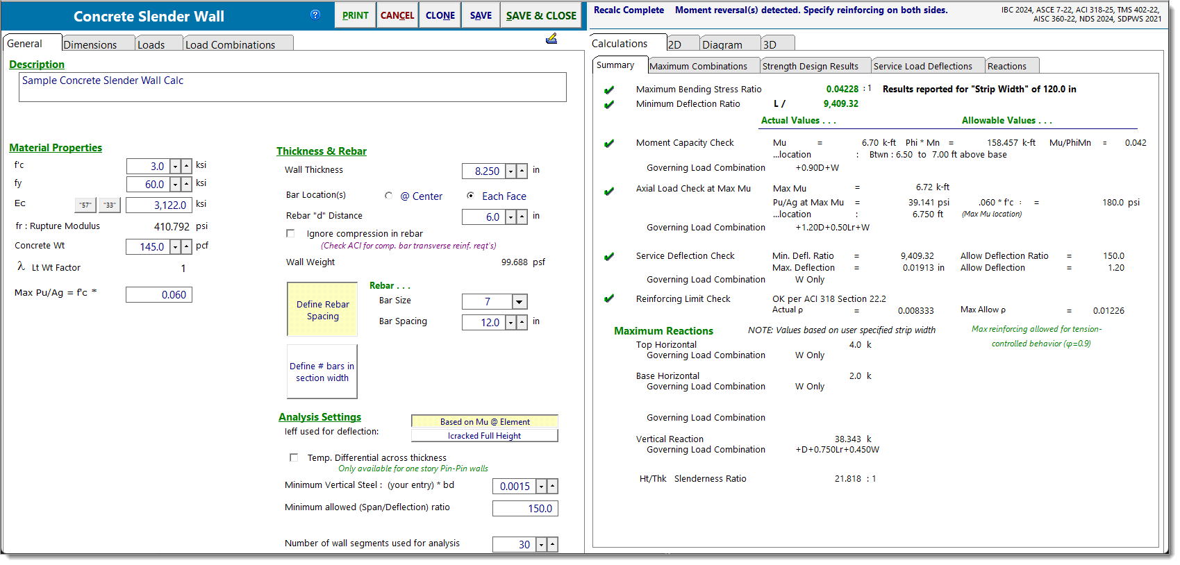 Concrete Slender Wall - Overview