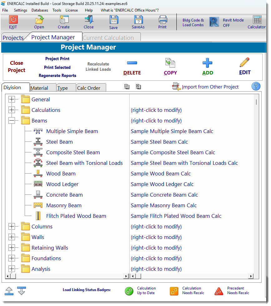 Project Manager - Custom Divisions