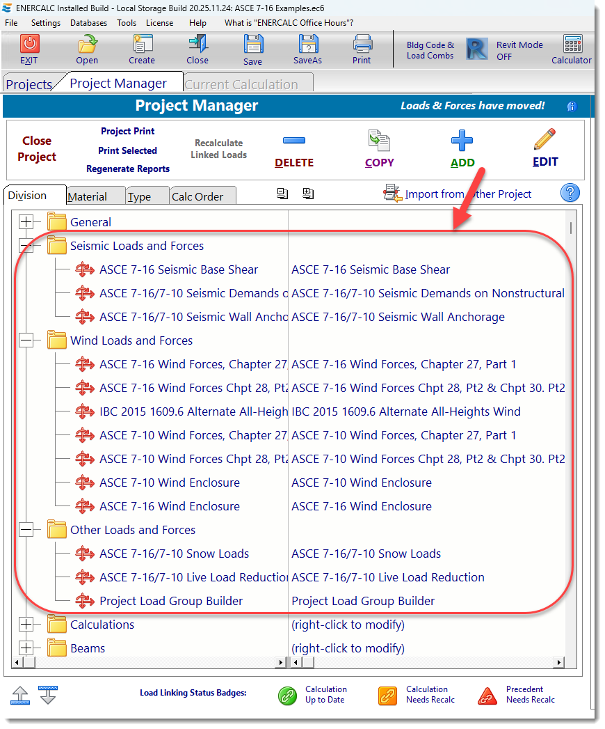 Project Manager - Historical Loads & Forces Divisions - Expanded