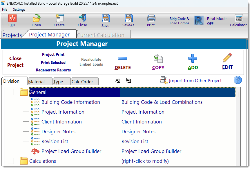 Project Manager - General Division