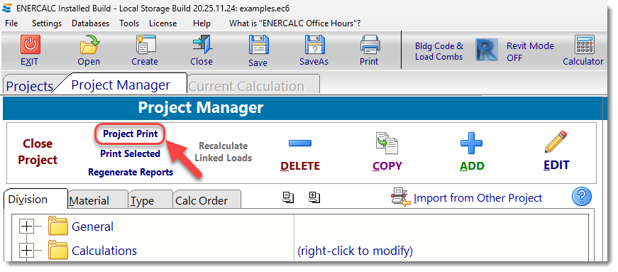 Project Manager - Project Print