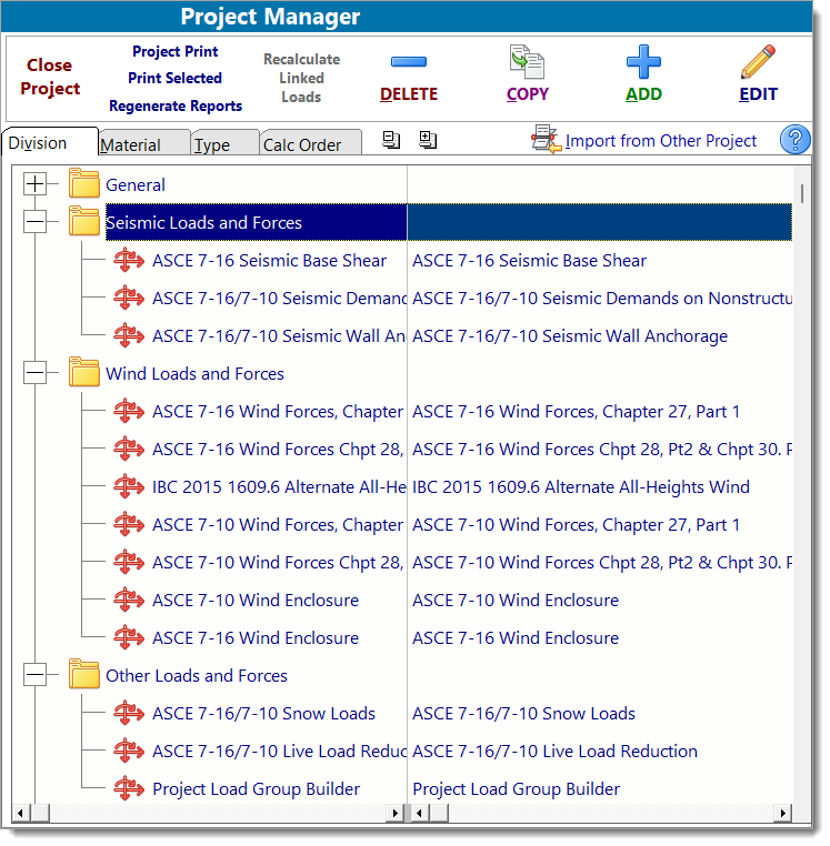 Loads & Forces - ASCE 7-10 and ASCE 7-16