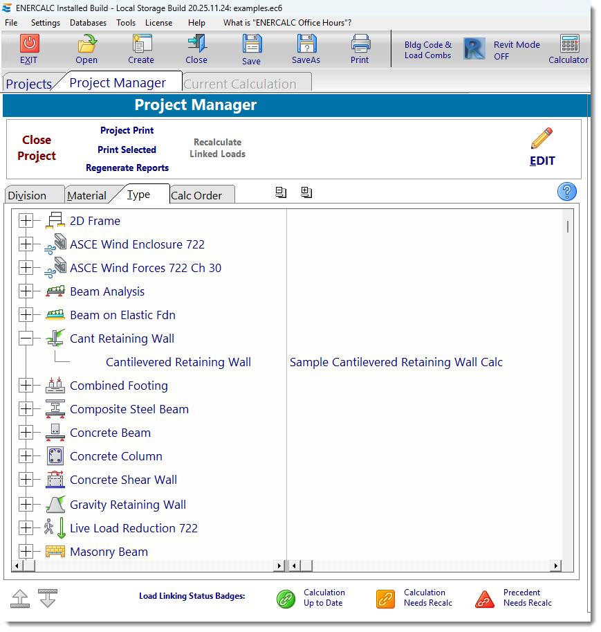 Project Manager - Type Sort