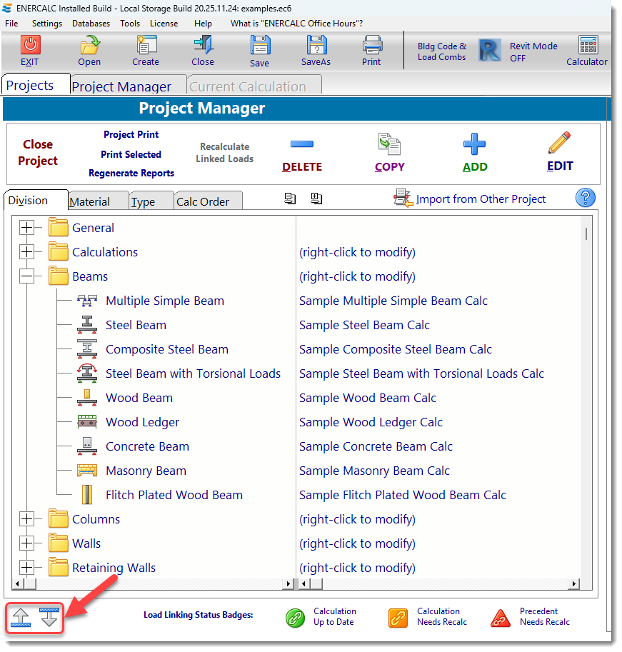 Project Manager - Change Division Order Example